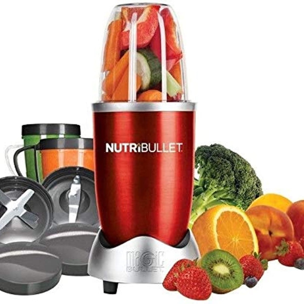 Magic Bullet Nutribullet 600 Watts High Speed Personal Smoothie Blender Red